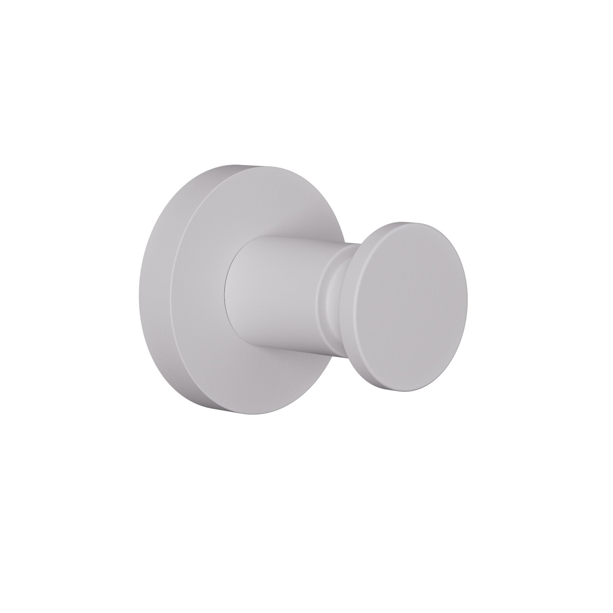 12-033 Άγκιστρο – Matt White, Pam & Co, W5 x D5 x H5 (cm), 12-033 - Image 1