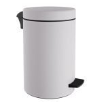 Χαρτοδοχείο 12Lit Soft Close – Matt White, Pam & Co, Ø25 x H40 (cm), 12-090-033