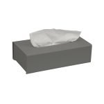 Επικαθήμενη & Επιτοίχια Θήκη για Χαρτομάντηλα –  Matt Concrete Grey, Pam & Co, (W)25 x (D)13 x (H)7,5cm, 120-163