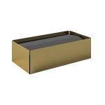 Θήκη Χειροπετσετών Ζικ-Ζακ – Brushed Brass, Pam & Co, W25 x D13 x H7,5 (cm), 121-023