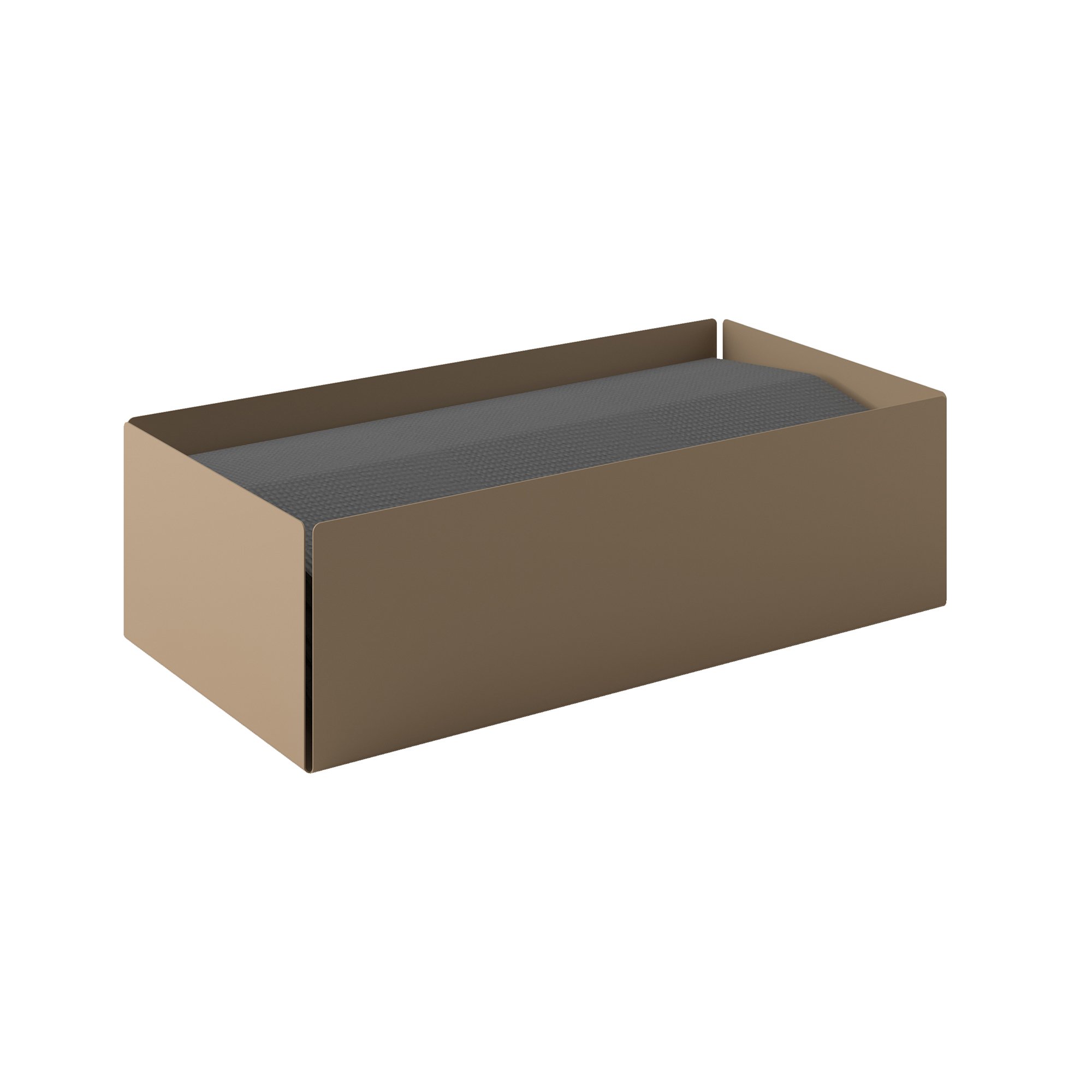 121-103-2 Θήκη Χειροπετσετών Ζικ-Ζακ – Matt Beige, Pam & Co, W25 x D13 x H7,5 (cm), 121-103 - Image 1