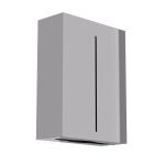 Επιτοίχια Θήκη για Χειροπετσέτες Ζικ-Ζακ – Inox, Pam & Co, W28,5 x D10 x H37 (cm), 122-001