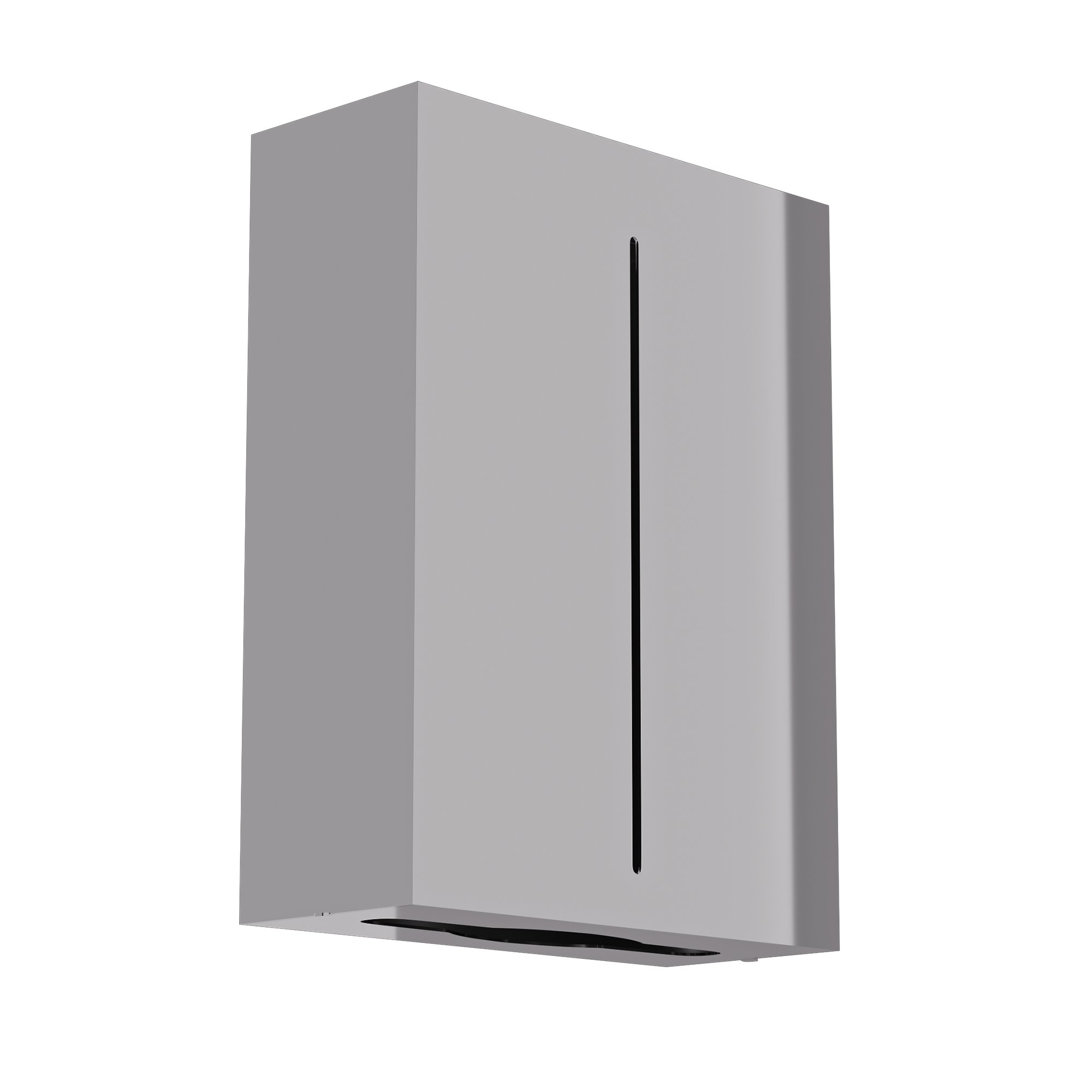 122-001 Επιτοίχια Θήκη για Χειροπετσέτες Ζικ-Ζακ – Inox, Pam & Co, W28,5 x D10 x H37 (cm), 122-001 - Image 1