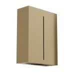 Επιτοίχια Θήκη για Χειροπετσέτες Ζικ-Ζακ – Brushed Brass, Pam & Co, W28,5 x D10 x H37 (cm), 122-023