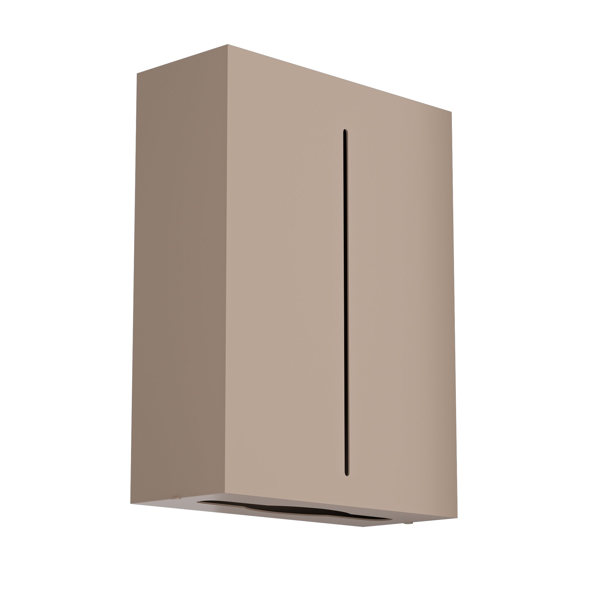 122-103 Επιτοίχια Θήκη για Χειροπετσέτες Ζικ-Ζακ – Matt Beige, Pam & Co, W28,5 x D10 x H37 (cm), 122-103 - Image 1