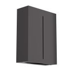 Επιτοίχια Θήκη για Χειροπετσέτες Ζικ-Ζακ – Matt Anthracite, Pam & Co, W28,5 x D10 x H37 (cm), 122-113