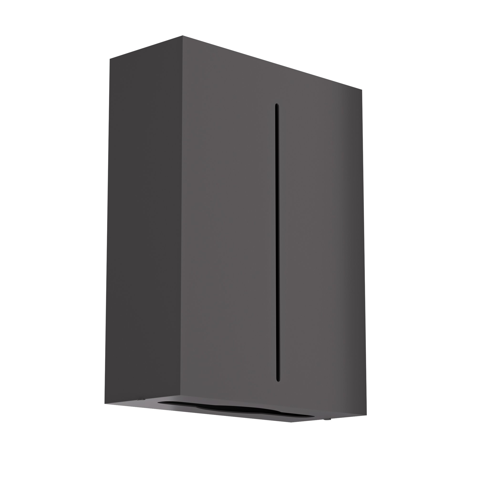 122-113 Επιτοίχια Θήκη για Χειροπετσέτες Ζικ-Ζακ – Matt Anthracite, Pam & Co, W28,5 x D10 x H37 (cm), 122-113 - Image 1