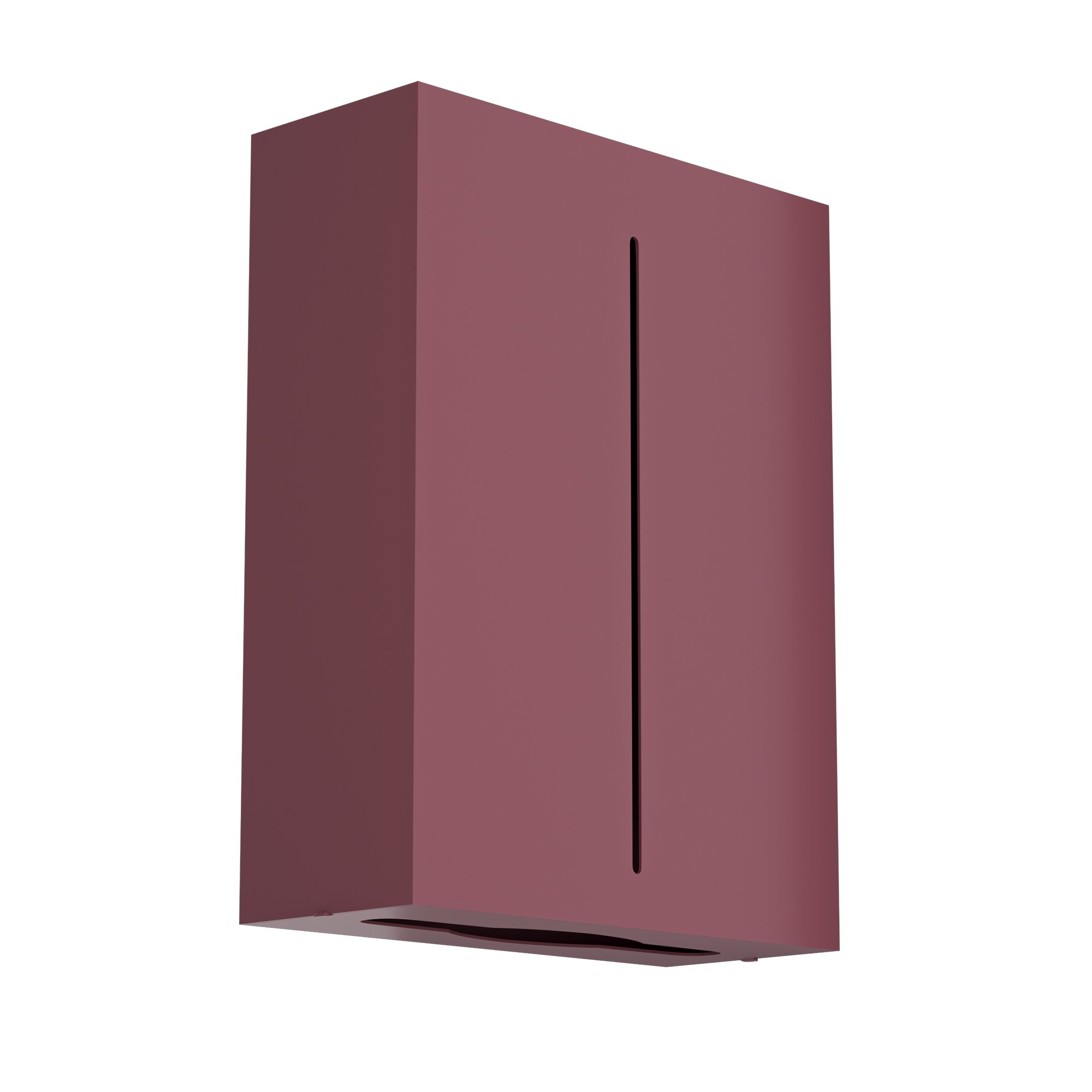 122-153 Επιτοίχια Θήκη για Χειροπετσέτες Ζικ-Ζακ – Matt Bordeaux, Pam & Co, W28,5 x D10 x H37 (cm), 122-153 - Image 1