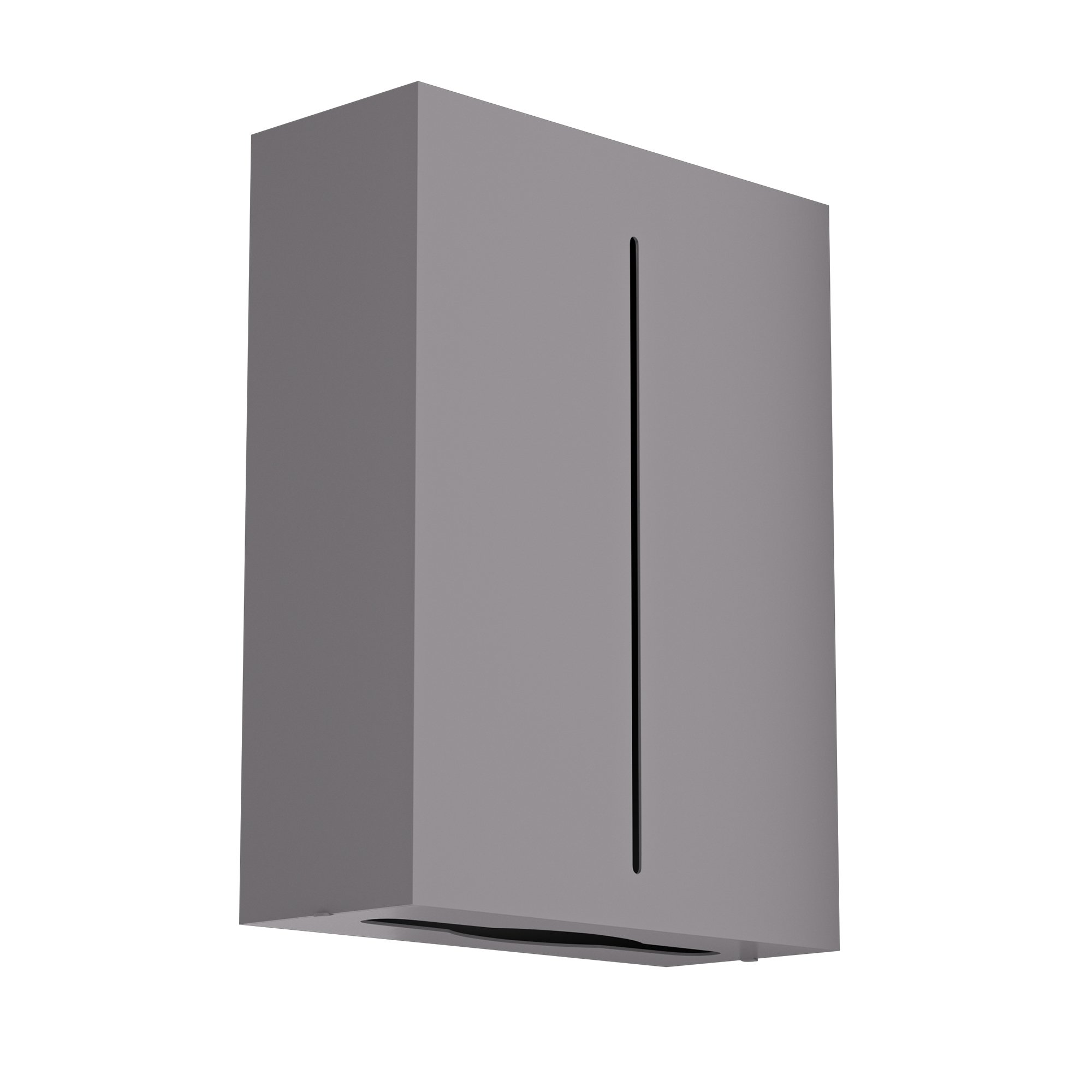 122-163 Επιτοίχια Θήκη για Χειροπετσέτες Ζικ-Ζακ – Matt Concrete Grey, Pam & Co, W28,5 x D10 x H37 (cm), 122-163 - Image 1