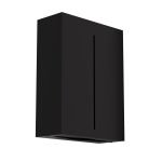 Επιτοίχια Θήκη για Χειροπετσέτες Ζικ-Ζακ – Matt Black, Pam & Co, W28,5 x D10 x H37 (cm), 122-403