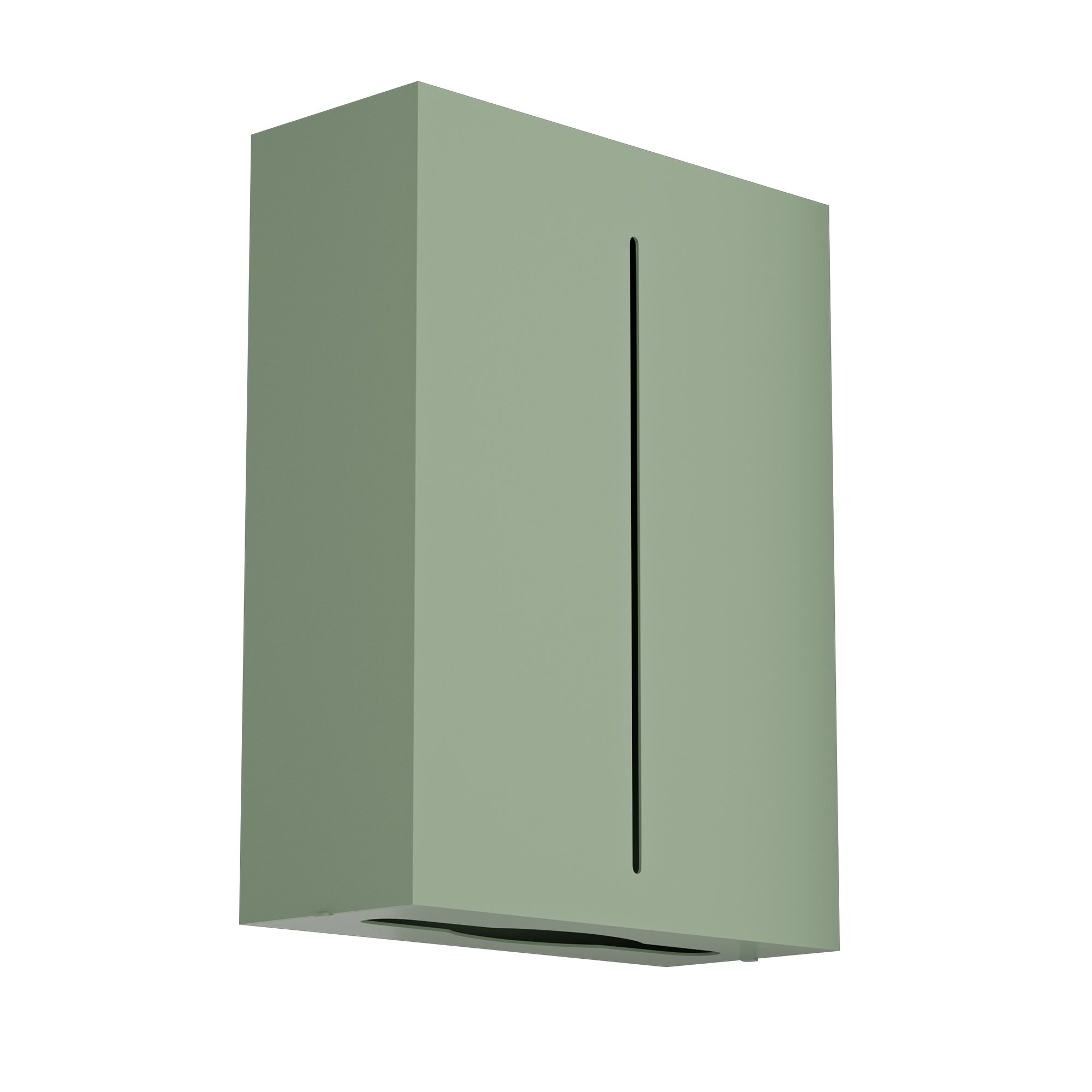 122-903-1 Επιτοίχια Θήκη για Χειροπετσέτες Ζικ-Ζακ – Matt Mint, Pam & Co, W28,5 x D10 x H37 (cm), 122-903 - Image 1