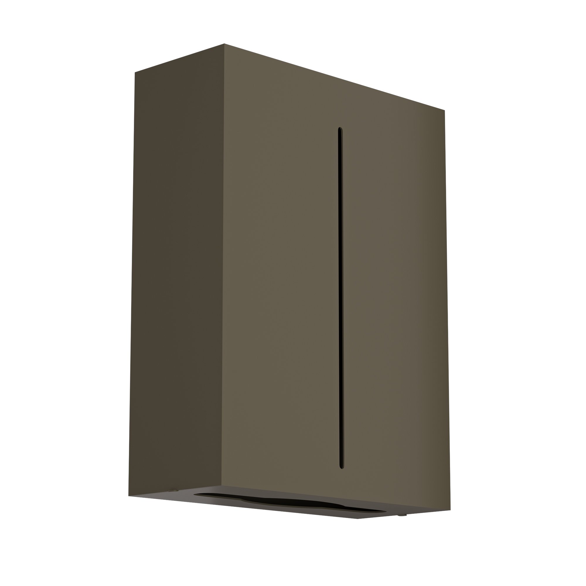 122-963-1 Επιτοίχια Θήκη για Χειροπετσέτες Ζικ-Ζακ – Matt Light Bronze, Pam & Co, W28,5 x D10 x H37 (cm), 122-963 - Image 1