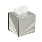 Επικαθήμενη & Επιτοίχια Θήκη για Χαρτομάντηλα Κύβος – Inox, Pam & Co, (W)13 x (D)13 x (H)13cm, 124-001