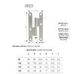 Οειχάλκινες Μεντεσέδες - Πορταδέλες Πόρτας 0023