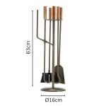 Ξύλο Ελιας/Καφέ Ελιάς Κρεμανταλάς Ζωγομετάλ Β09-1240 - Image 2