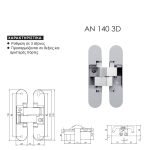 Οειχάλκινες Μεντεσέδες - Πορταδέλες Πόρτας 140