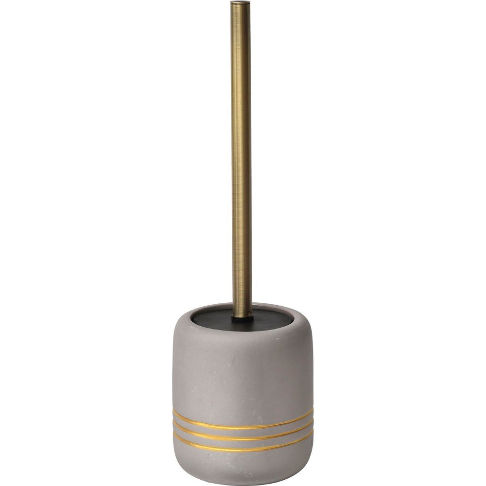 1261-polyresin-inox Πιγκάλ Polyresin Γκρί με ρίγες χρυσές - Image 1