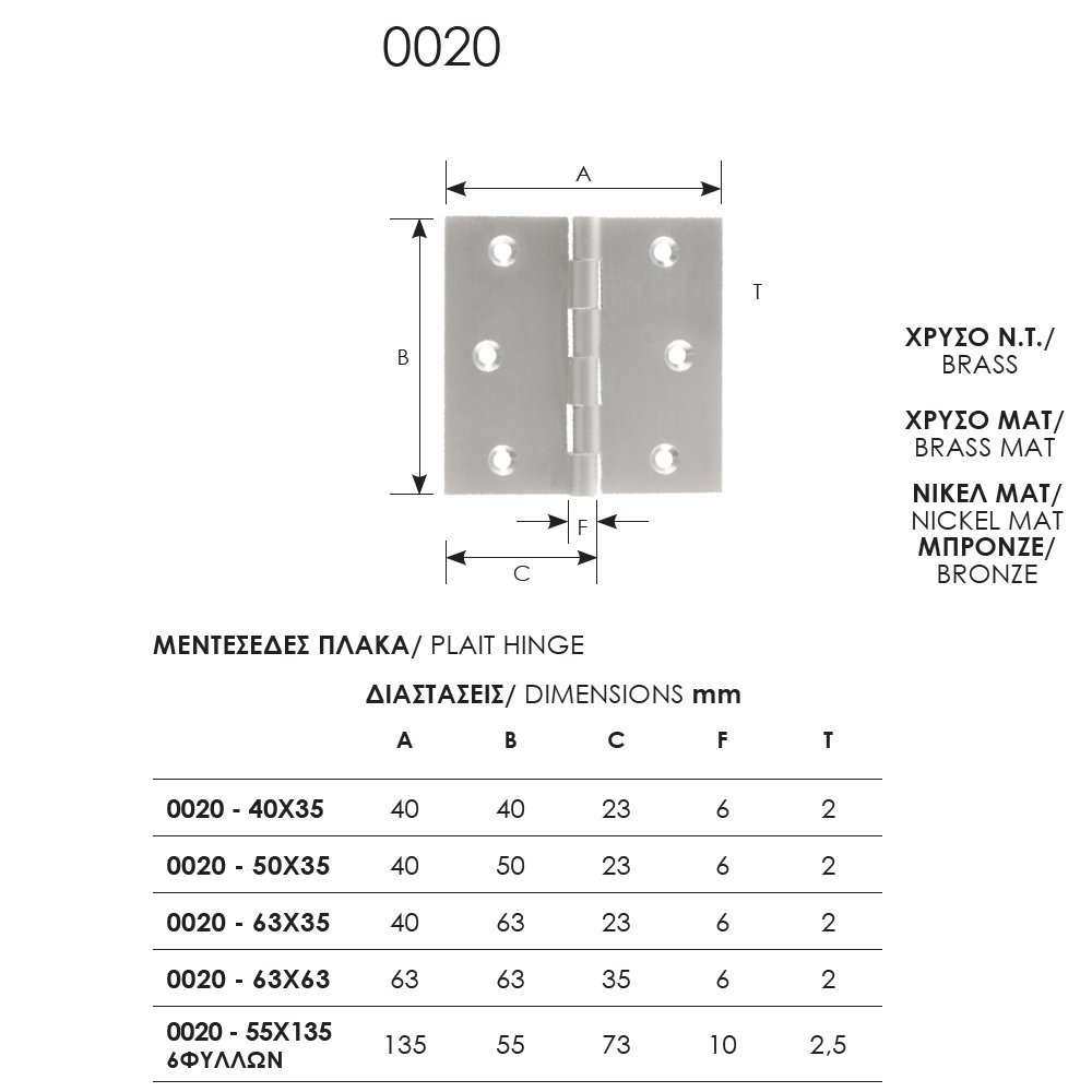 127 zog menteses 15-10-23 Οειχάλκινες Μεντεσέδες - Πορταδέλες Πόρτας 0020 - Image 1