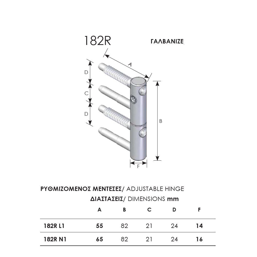 128 zog menteses 15-10-23 Οειχάλκινες Μεντεσέδες - Πορταδέλες Πόρτας 182 - Image 1