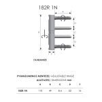 Οειχάλκινες Μεντεσέδες - Πορταδέλες Πόρτας 182R