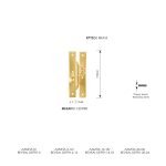 Ορειχάλκινο Μάσκουλο Μεσαίο Ζωγομετάλ 0304