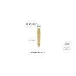 Διακοσμητικό κομματακι Ζωγομετάλ 0300-02