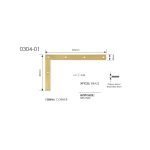 Διακοσμητική Γωνία  Ζωγομετάλ 0304-01