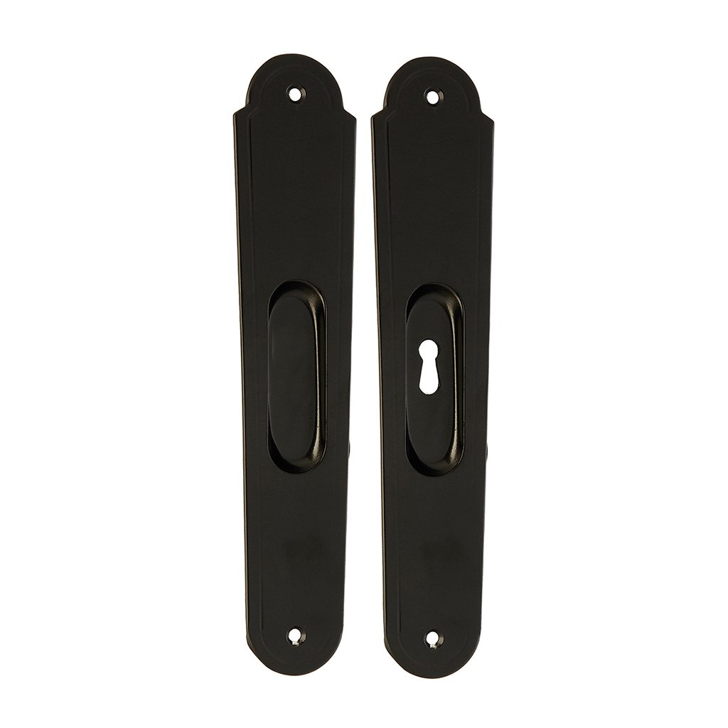 135bl Χούφτες για συρόμενες πόρτες Ζωγομετάλ Μάυρο 135 - Image 1