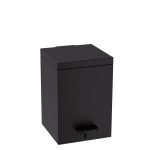 Χαρτοδοχείο 5 Lit, Soft Close – Matt Black, Pam & Co, W18 x D18 x H26 (cm), 137-403