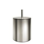 Χαρτοδοχείο 5 Lit – Matt Inox, Pam & Co, Ø20 x H35 (cm), 139-011