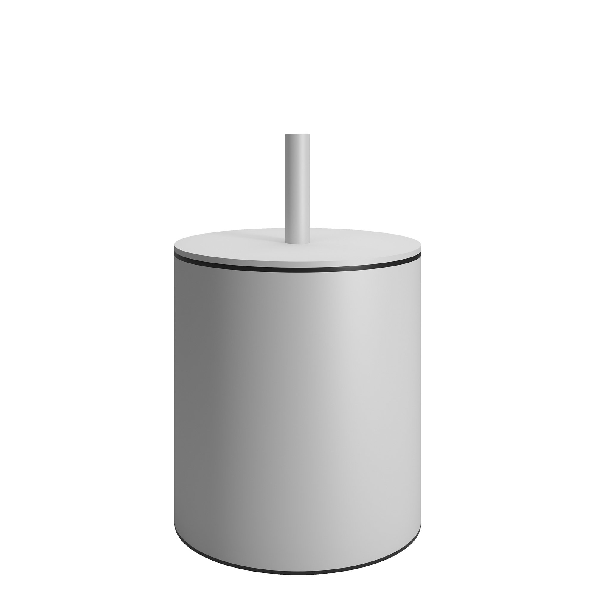 139-033 Χαρτοδοχείο 5Lit – Matt White, Pam & Co, Ø20 x H35 (cm), 139-033 - Image 1