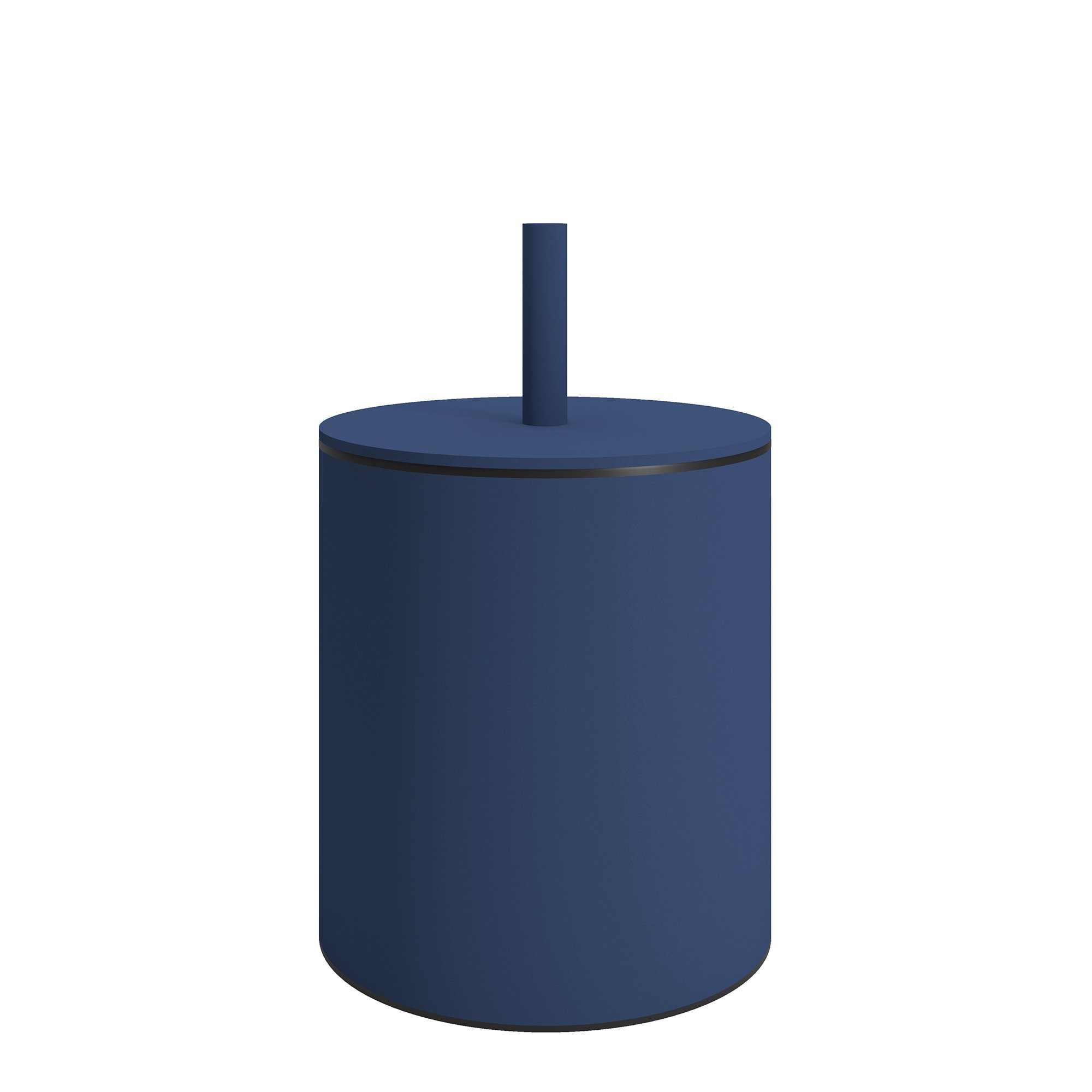 139-203 Χαρτοδοχείο 5 Lit – Matt Navy Blue, Pam & Co, Ø20 x H35 (cm), 139-203 - Image 1