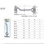 Χρυσο Γυαλιστερό Γάντζος 0039 - Image 2