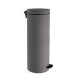 Χαρτοδοχείο 16 Lit Soft Close, No Inner Bucket – Matt Concrete Grey, Pam & Co, Ø20 x H55 (cm), 16-2053-163