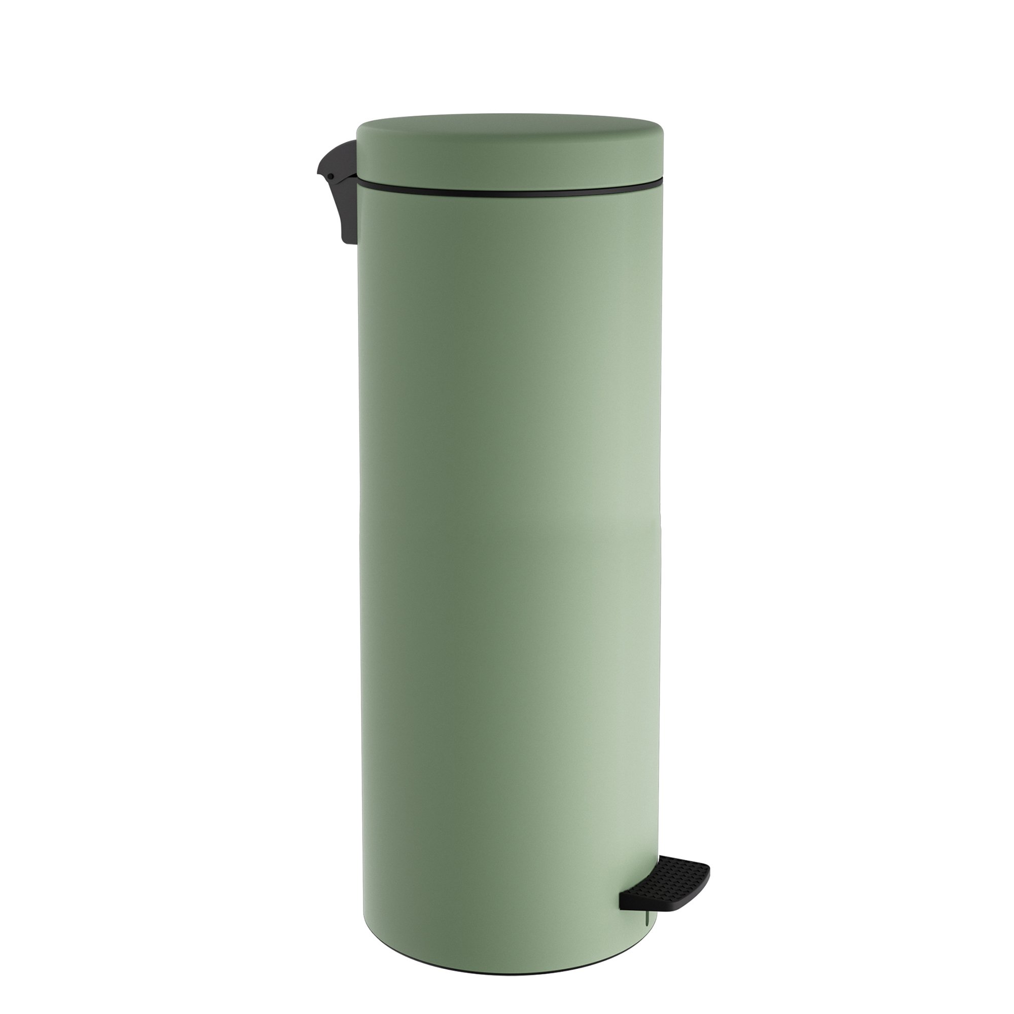 16-2053-903 Χαρτοδοχείο 16 Lit Soft Close, No Inner Bucket – Matt Mint, Pam & Co, Ø20 x H55 (cm), 16-2053-903 - Image 1