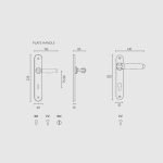 Πόμολα Πόρτας Με Ροζέτα Νίκελ Ματ Ζωγομετάλ 172 - Image 2