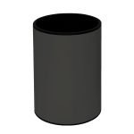 Καλάθι Γραφείου, 15Lit – Ματ Ανθρακί, Pam & Co, Ø25 x H30 (cm), 18-2536-113