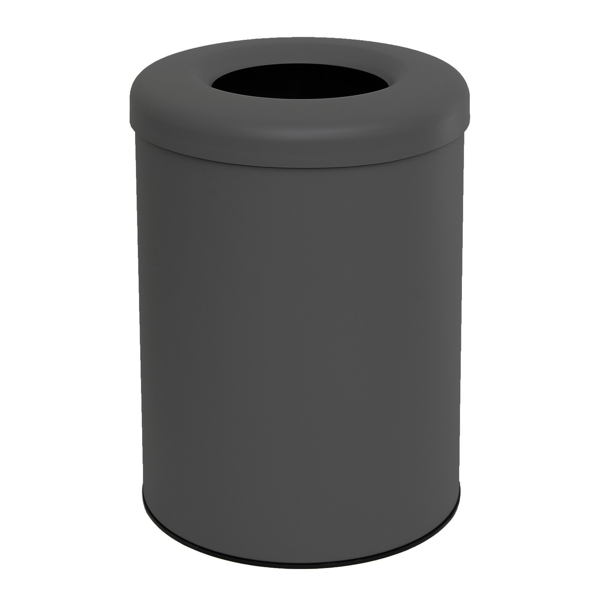 18-2536K-113 Καλάθι Γραφείου / Δωματίου, 15Lit – Ματ Ανθρακί, Pam & Co, Ø25 x H30 (cm), 18-2536K-113 - Image 1