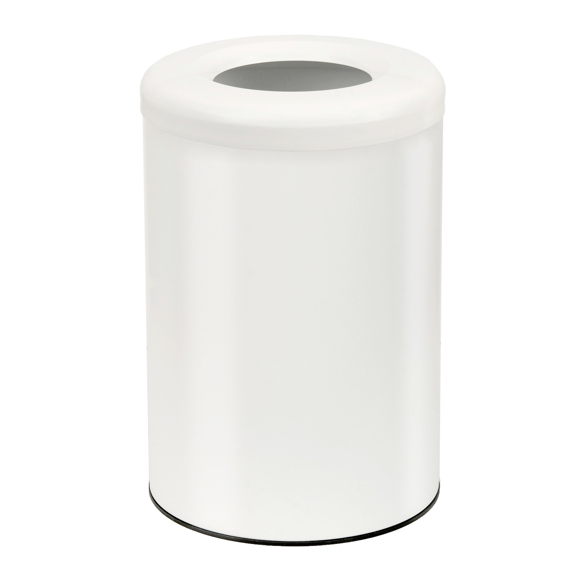 18-2536Κ-033 Καλάθι Γραφείου / Δωματίου, 15Lit – Λευκό Ματ, Pam & Co, Ø25 x H30 (cm), 18-2536K-033 - Image 1