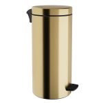 Χαρτοδοχείο 20 Lit, Soft Close – Brushed Brass, Pam & Co, Ø25 x H55 (cm), 18-310-023