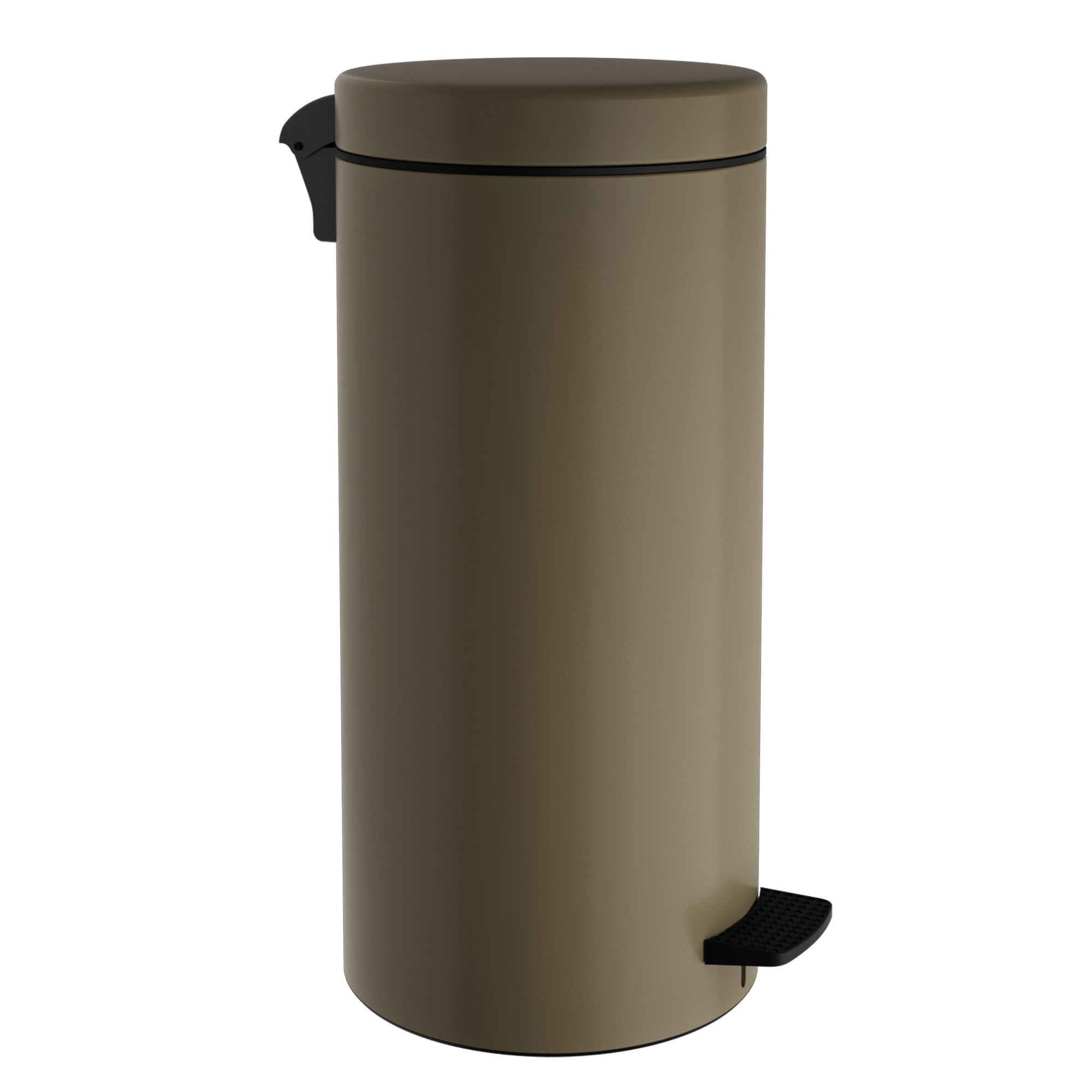 18-310-963 Χαρτοδοχείο 20 Lit, Soft Close – Matt Light Bronze, Pam & Co, Ø25 x H55 (cm), 18-310-963 - Image 1