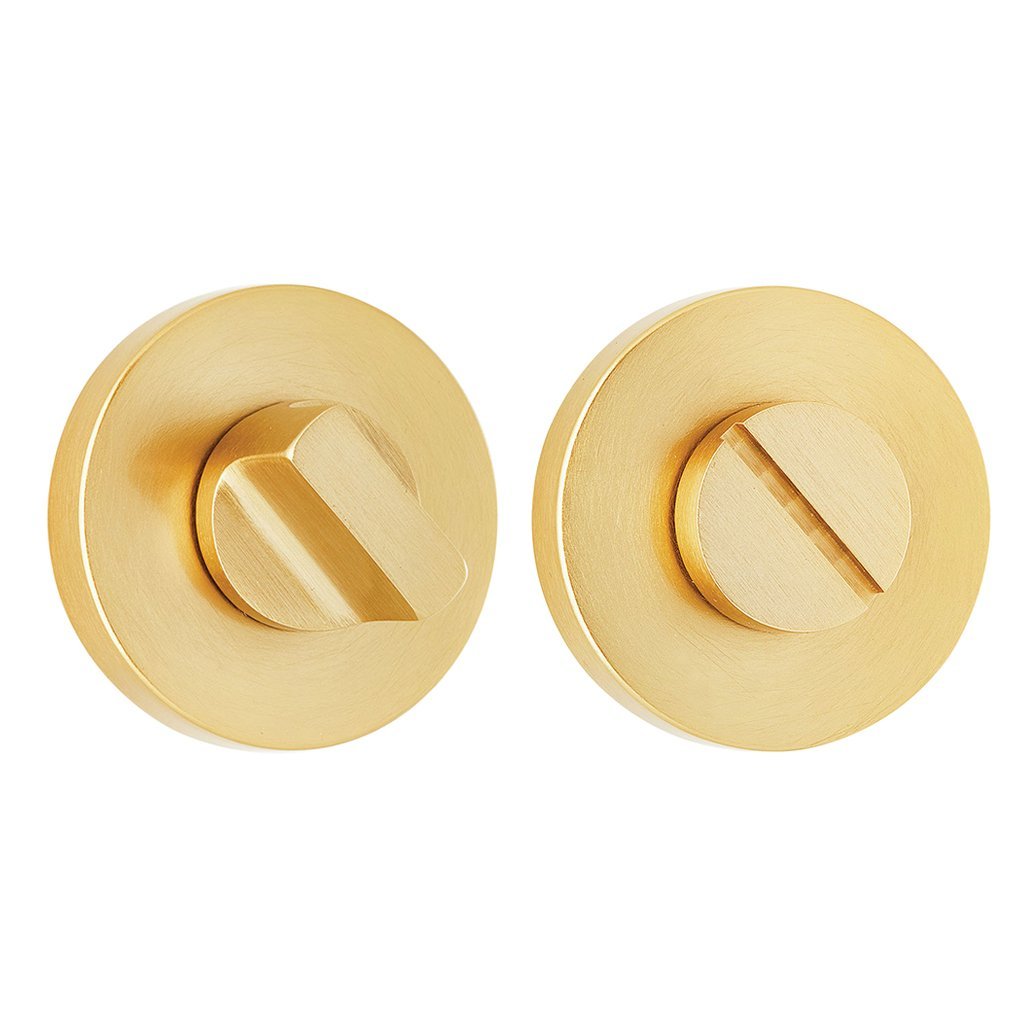 1821om Σετ Ροζέτα στρογγυλή με κλείστρο ασφαλείας για WC Ζωγομετάλ Ορο Ματ 1821 - Image 1