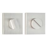 Σετ Ροζέτα τετράγωνη με κλείστρο ασφαλείας για WC Ζωγομετάλ 1826