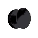 Πόμολα Πόρτας Με Ροζέτα Μάυρο Ζωγομετάλ 184