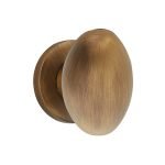 Πόμολα Πόρτας Με Ροζέτα Μπρονζέ Ζωγομετάλ 184