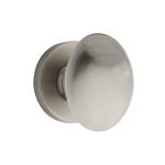 Πόμολα Πόρτας Με Ροζέτα Νίκελ Ματ Ζωγομετάλ 184 - Image 2