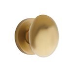 Πόμολα Πόρτας Με Ροζέτα Ορο Ματ Ζωγομετάλ 184