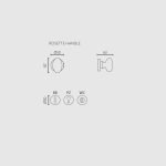 Πόμολα Πόρτας Με Ροζέτα Νίκελ Ματ Ζωγομετάλ 184 - Image 3