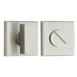 Σετ Ροζέτα τετράγωνη με κλείστρο ασφαλείας για WC Ζωγομετάλ 1856