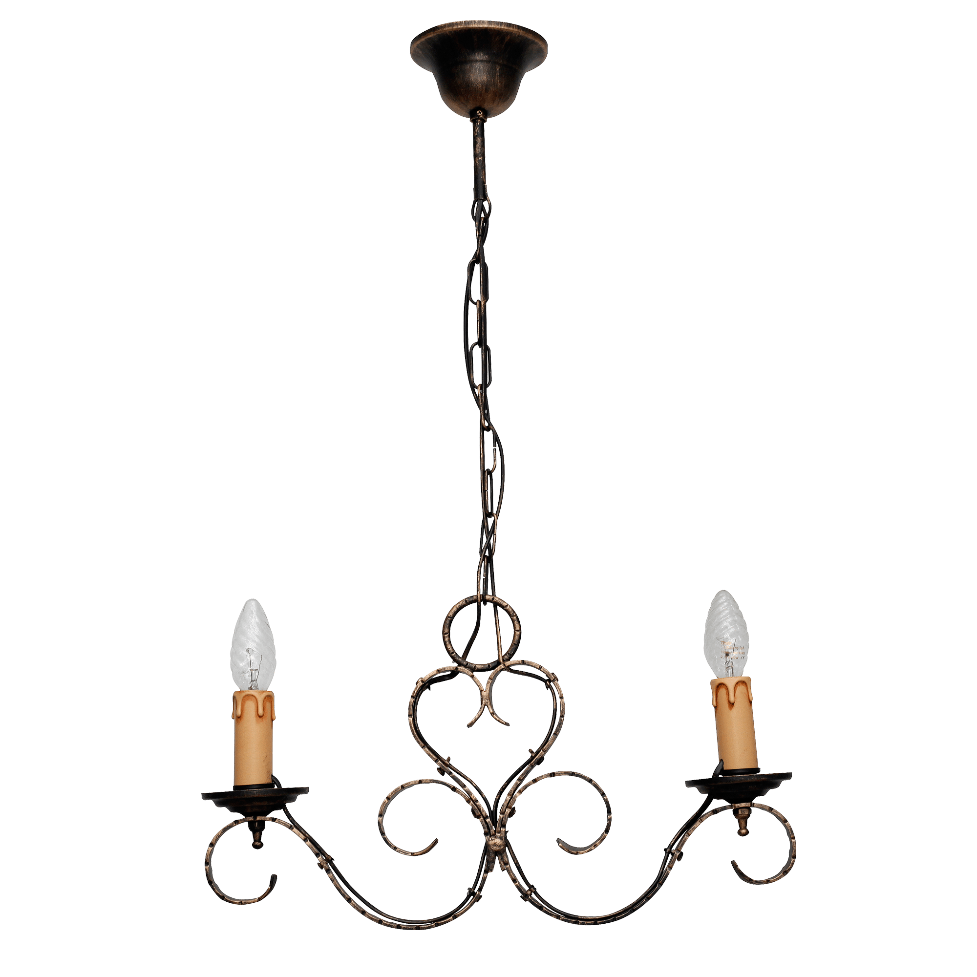 186-02 ΝΩ 186 ΦΩΤΙΣΤΙΚΟ 2/Φ ΚΕΡΑΚΙ ΜΕΤΑΛΛΟ - Image 1